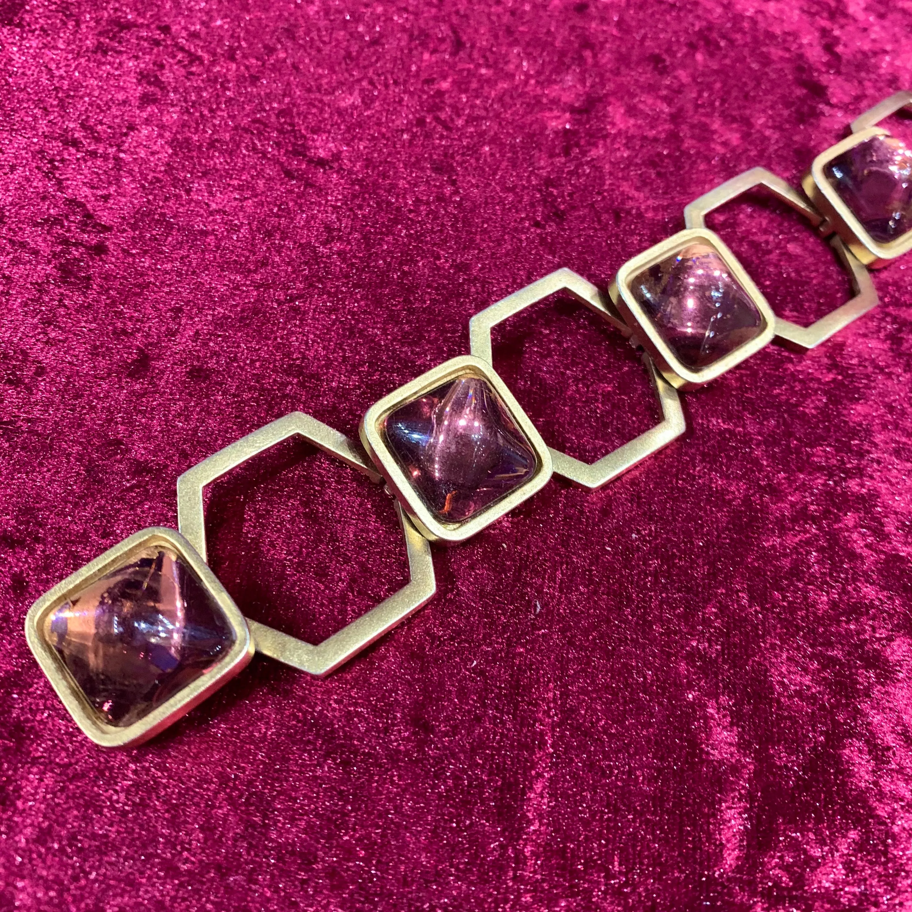 Yves Saint Laurent purple bracelet